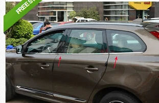 

6PCS Stainless steel Chrome Window Sill Belt Trim for VOLVO XC60 2010 -2015