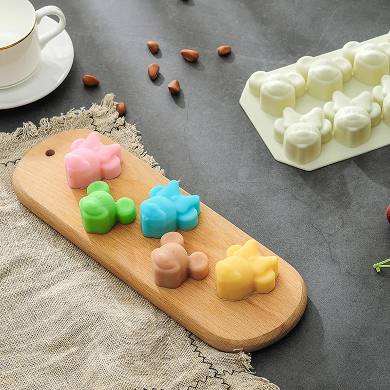 В форме Микки для приготовления торта своими руками силиконовый MoldCandy шоколадный