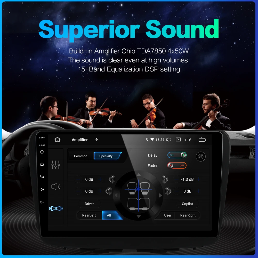 Автомобильное стерео-устройство Dasaita 9 дюймов IPS Android 10 GPS для Baleno 2016 2017 2018 Carplay In Dash