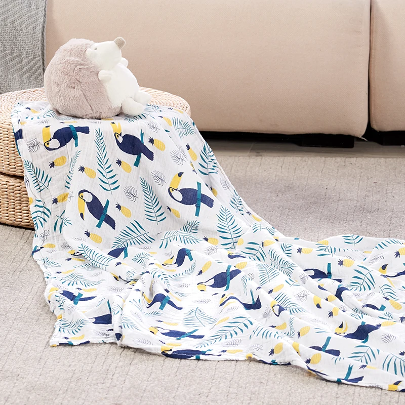S59 Elinfant, 1 шт., муслин, хлопок, детские пеленки, мягкие одеяла для новорожденных, для ванной, марля, для младенцев, накидка для сна, чехол для коляски, игровой коврик - Цвет: S59