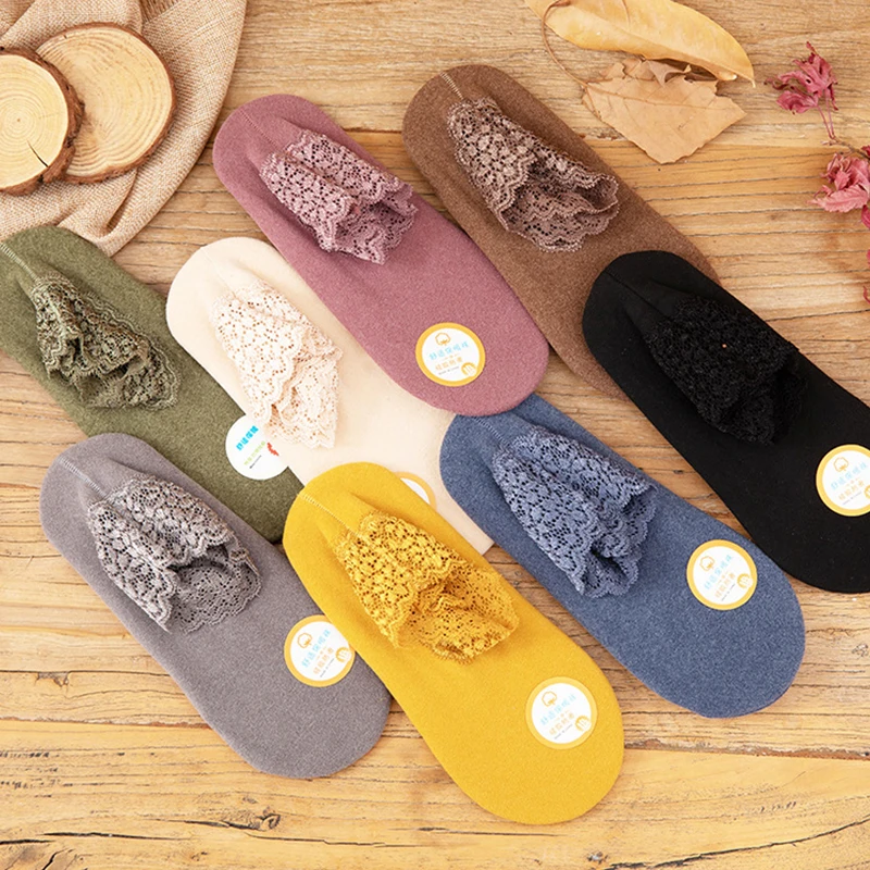 

1 Pair Ankle Boat Socks For Women Girls Solid Color Small Fresh Short Socks Breathable Comfortable Sleep Socks Wholesale