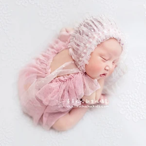 2021 Новая Одежда для новорожденных девочек кружевное платье комплект новорожденных Фотография реквизит комбинезонповязка на голову детское снаряжение для стрельбы студийные аксессуары