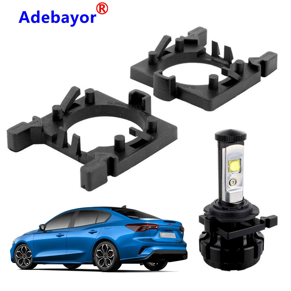 Автомобильный держатель для светодиодных ламп H7 2 шт. адаптер фар Ford Focus фиксатор |