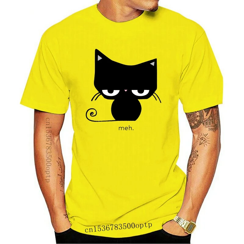 

New Men T Shirt BLACK CAT MEH Women t-shirt