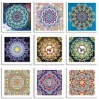 Новинка, светящаяся алмазная живопись, Полный алмаз, картина 5D сделай сам, бриллиантовая Стразы особой формы, бриллиантовая картина, 30x30 см