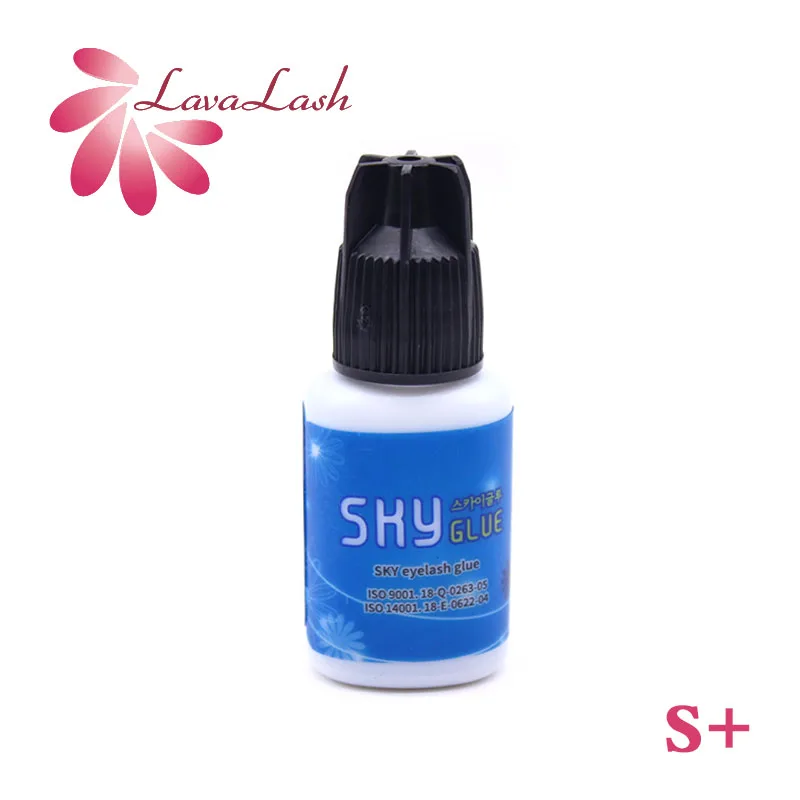 Аксессуары для наращивания ресниц 1 бутылка Корея оригинал SKY Plus 5 мл черная