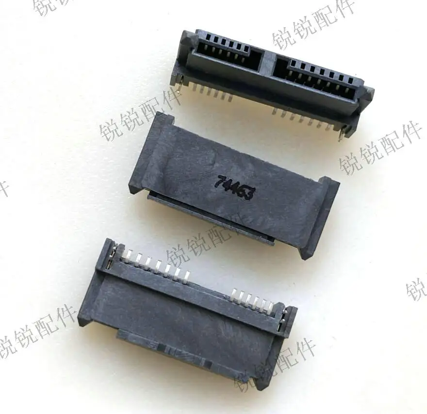 

For SUYIN SATA hard disk interface 6 + 7P mother SMT socket type saddlePlate H4.4 mm