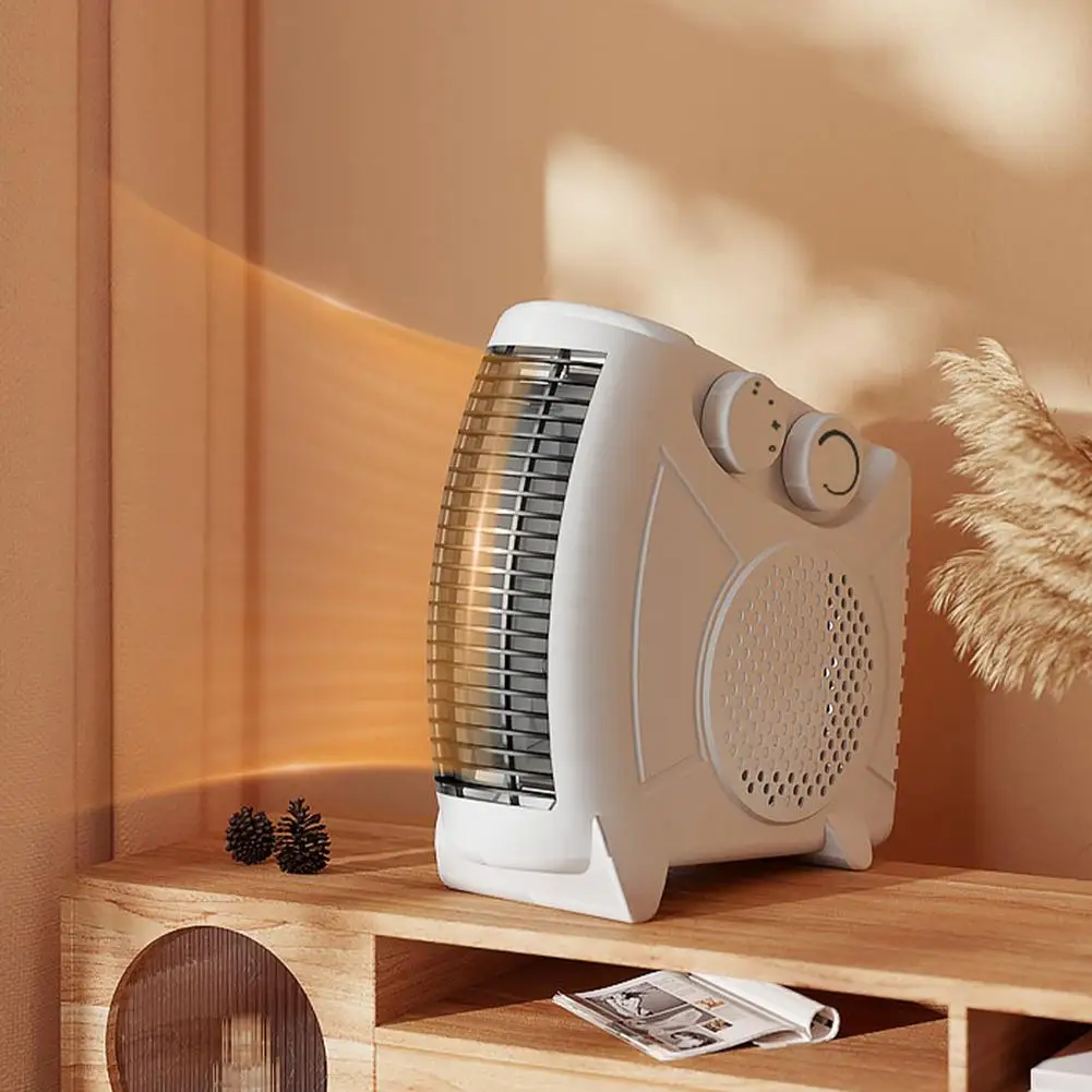 

Portable Fan Heater 1400W Mini Electric Heater Home Office Room Heating Electric Warm Air Fan Heaters Handheld Heater Warmer Fan