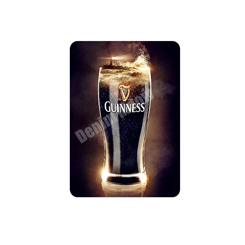 Guinness хорошо для вас табличка металлическая пластина Бар Паб Клуб декоративный знак пиво плакат винтажный Декор Бар рекламный знак MN107
