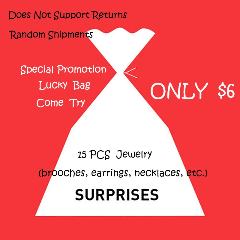 Супер дешевый счастливый мешок 15 шт./компл. ювелирные изделия брошка мультфильм