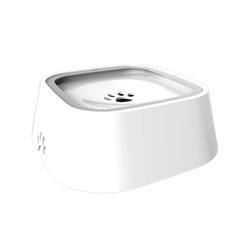 

Pet Water Dispenser Dog Bowl Dog Water Bowl No-Spill Pet Water Bowl Slow Water Feeder Dog Bowl No-Slip 50oz JA55