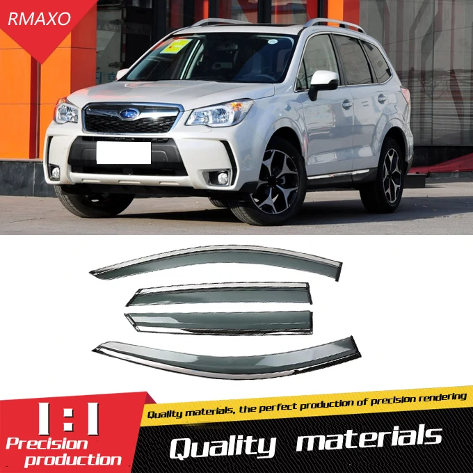 

Для Subaru forester 2013-2015, Пластиковые оконные козырьки, тенты для защиты от солнца и дождя, защита для forester, автомобильные аксессуары, 4 шт./компл.