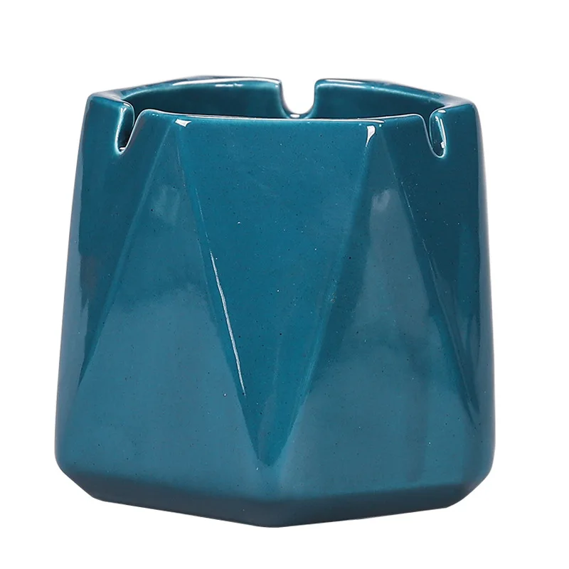 

Nordic ceramic ashtray creative home ashtray living room hotel windproof personality trend office ashtray gift