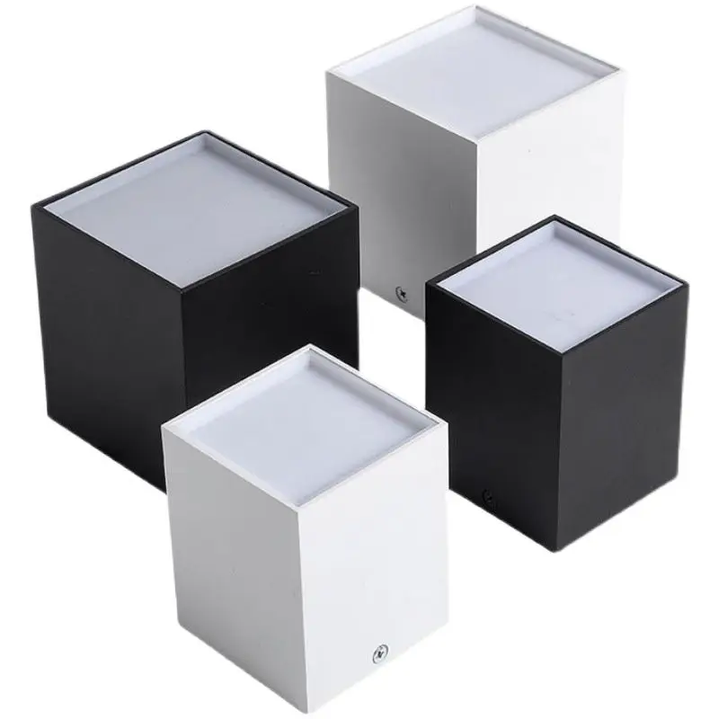 Поверхностный монтаж Quare 9 Вт 12 15 20 30 светодиодный кубический - Цена: 1532.8