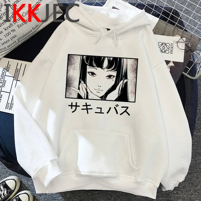 

Junji Ito hoodies men printed 2021 graphic grunge male clothing graphic