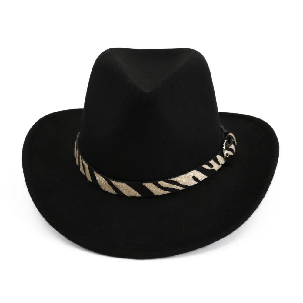 

High Quality Fashionable Western Style Cowboy Hats For Men Women Fedora Caps Outdoor Beach Cowboy Hat Western Party Cap
