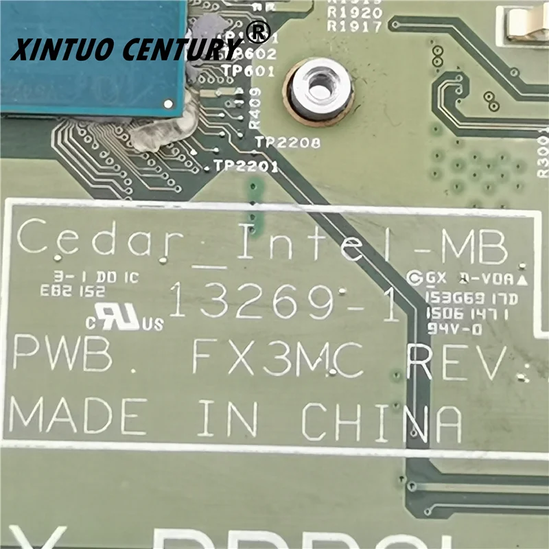 

CN-06F3DW 06F3DW 6F3DW 13269-1 Para DELL 3443 3543 Laptop Motherboard Com SR23Y I5-5200u 820 GB GPU FX3MC DDR3L 100% de Trabalho