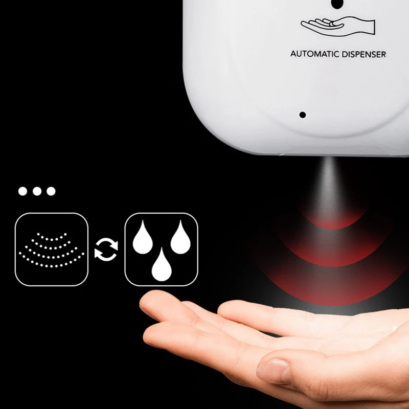 

L9BE Desktop Sensor Touchless Drip/Spray Soap Dispenser Contactless Hand Sanitizer Shampoo Shower Gel Container Multifunctional