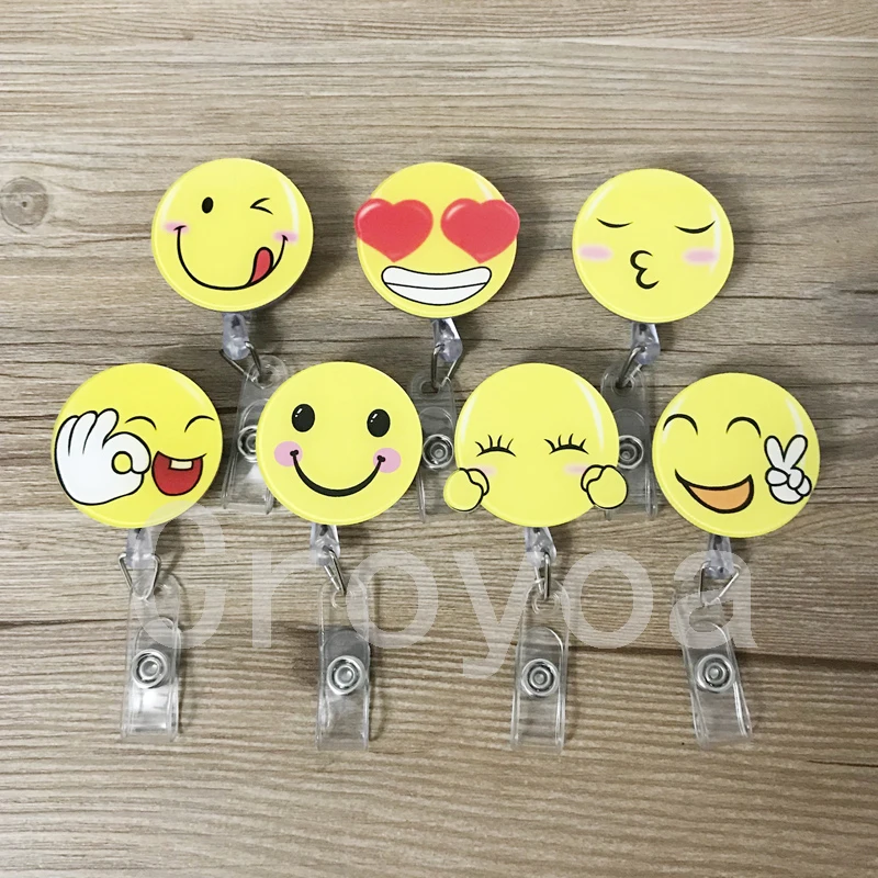 

Funny Design Nurse Doctor Retractable Badge Reel Pull ID Card Badge Holder Belt Clip Hospital School Office for Man Woman
