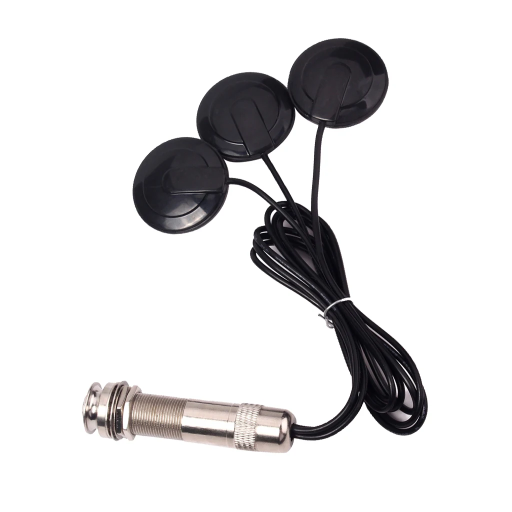 Preamp пикап с 6 35 мм разъем торцевого разъема для укулеле мандолина гитары|Детали и