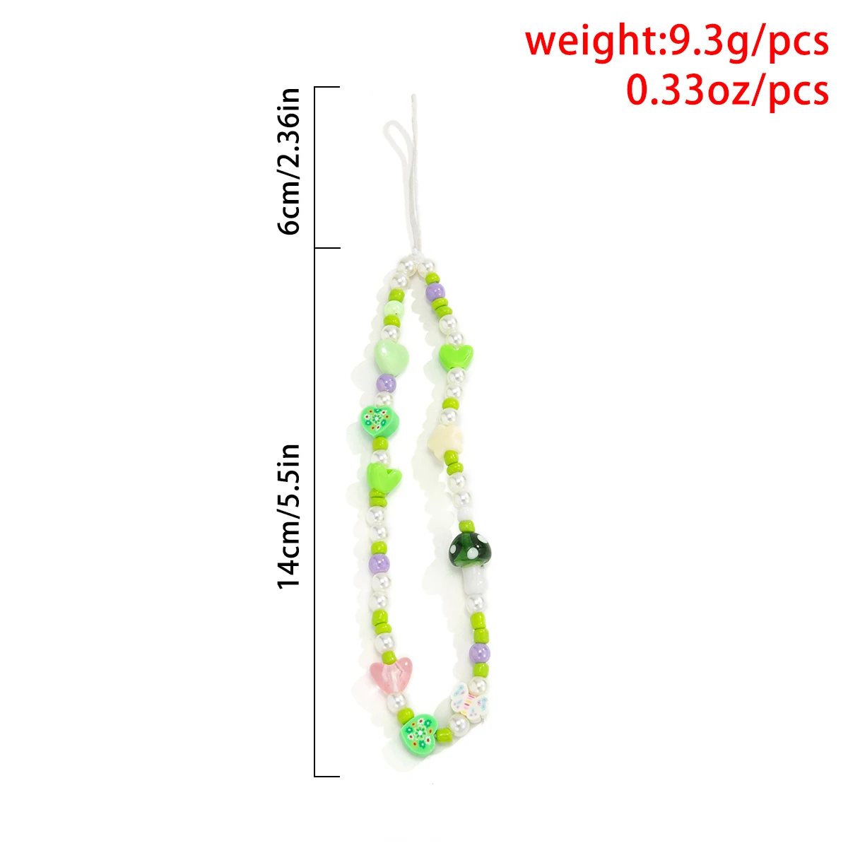 2021 new ins trendy colorful beads chain mobile phone chain anti lost handmade acrylic cord lanyard for women jewelry stochastic free global shipping