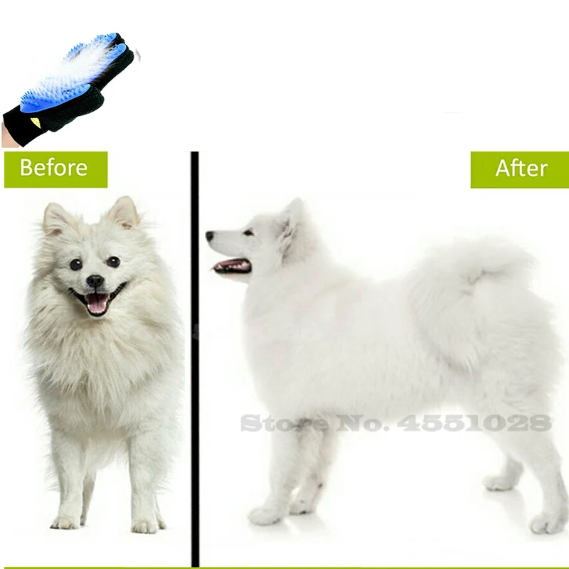 30/распродажа! Щетка для шерсти домашних животных перчатка массажа и ухода за