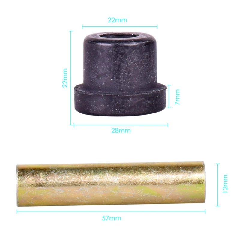 

1 Set Rear Leaf Spring for Club Car DS Gas Electric Golf Cart Bushing and Sleeve Kit, 1015583 1012303 1992 Up