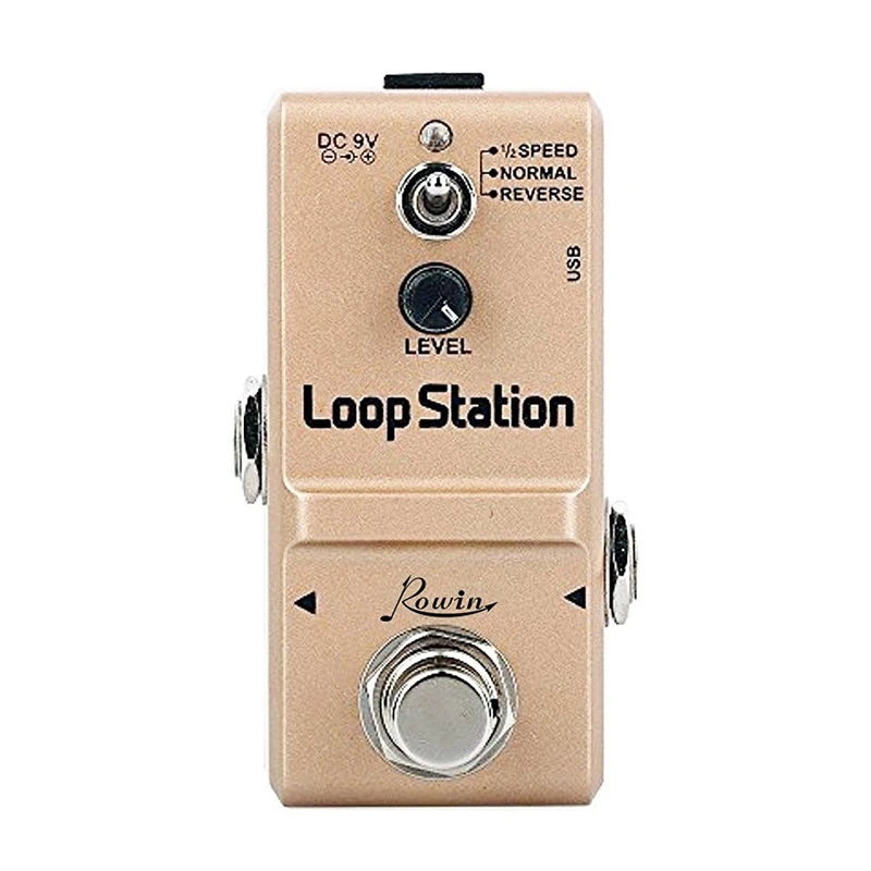 Rowin Ln-332S петля станция Looper педаль эффектов неограниченная Overdubs 10 минут Looping, 1/2 время, и обратный
