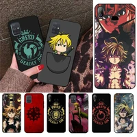huagetop anime seven deadly sins soft phone case for samsung galaxy a21s a01 a11 a31 a81 a10 a20 a30 a40 a50 a70 a80 a71 a51