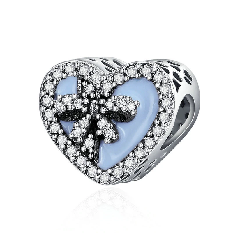 

Silver Bead Pendant Charms Fit Women Beads Bracelets Jewelry Gift