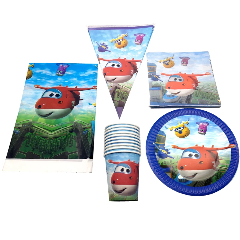 Набор посуды Superwings для дня рождения и вечеринки декоративные салфетки тарелки | Отзывы и видеообзор