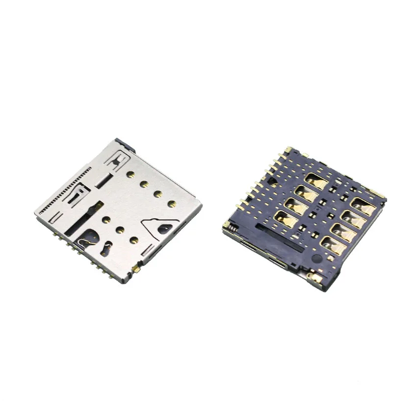 cltgxdd 2pcs new SIM Card Socket Reader Connector Holder for Nokia lumia N610 610 618 N618 N801 repair parts replacenment | Мобильные
