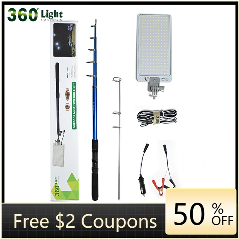 2020 портативный фонарь для кемпинга телескопический стержень светодиодный