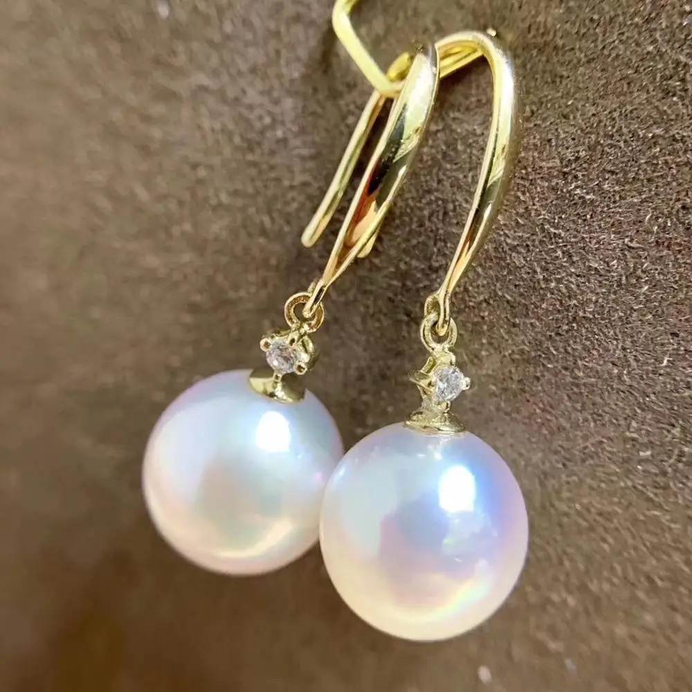 

Hot Cheap Design 14K Gold Drop Earrings Mountings Settings Jewelry Findings for Pearls Beads Crystal Coral Agate Stones