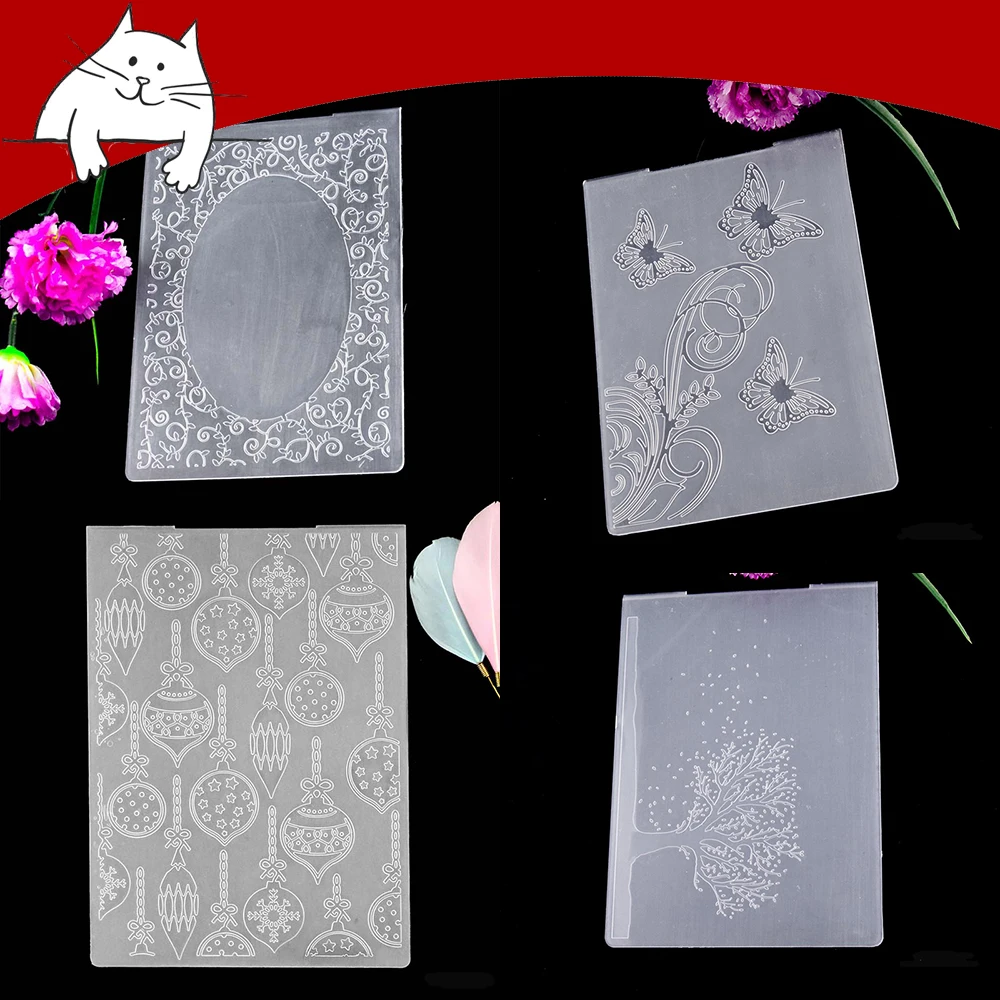 

NEW 2020 Collection Plastic Embossing Folder For Card Making Scrapbooking Paper DIY Craft Decoration Supplies