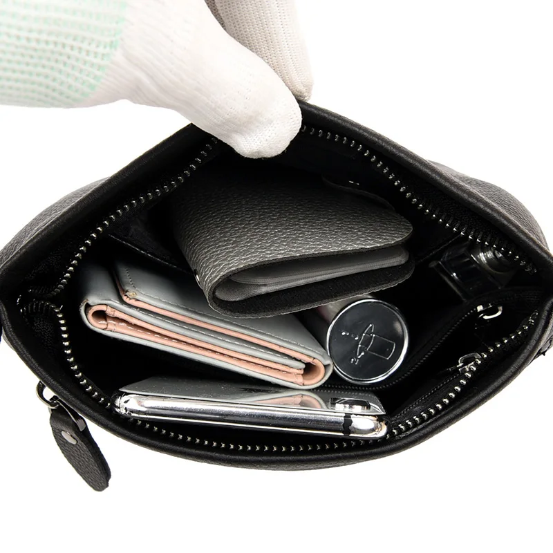 

Genuine Leather Real Cowhide 2021 New Women's Leisure Fashion Bag Women's Messenger Bag Shoulder Bag Cross Bag Women's Handbag