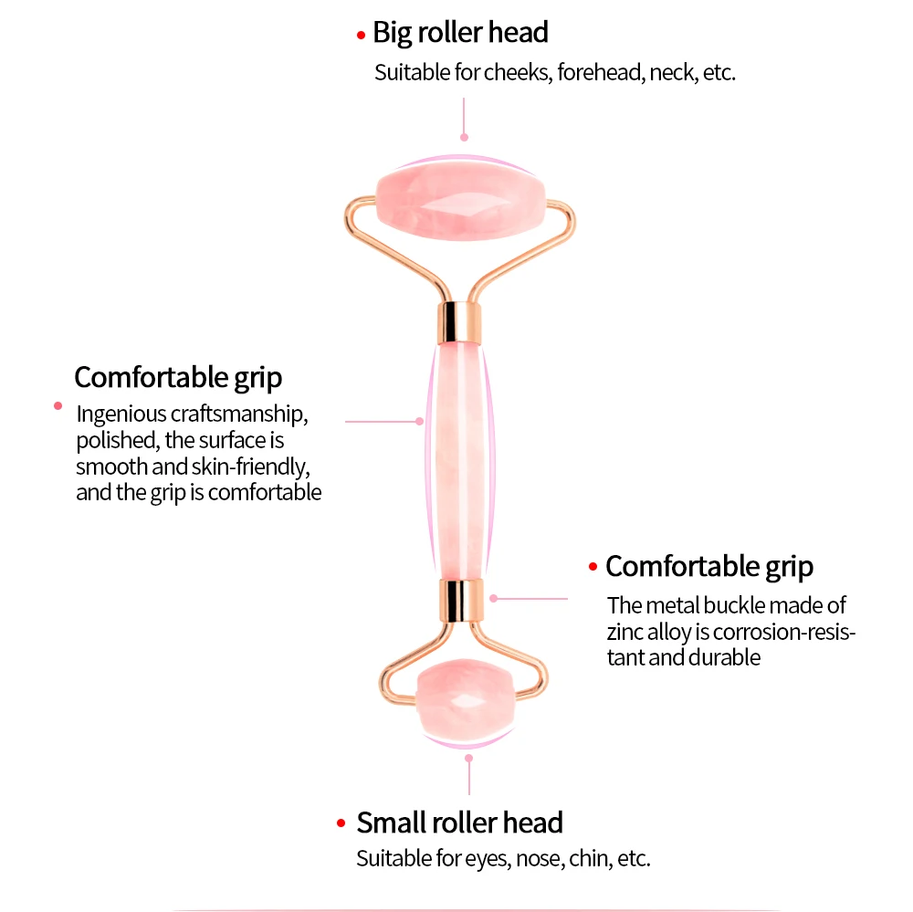 Нефритовый роликовый массажер для лица лицевой ролик похудения тела шеи головы |