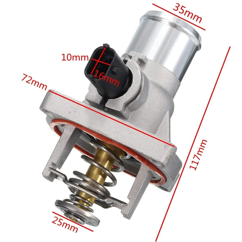 Engine Coolant Thermostat Housing for Chevrolet /Cruze Sonic Aveo G3 2009-2013 Vauxhall /Opel Astra 55564891 55578419 |