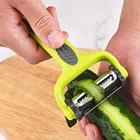 Горячая Распродажа 1 шт. Овощечистка 3 в 1, устройство для очистки фруктов, ручка из нержавеющей стали, терка для картофеля, кухонный прибор