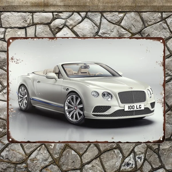 

Sport Car Metal Tin Sign Personalized Bar Sign Home Decoration Wall Stickers Coffee Bar Decor