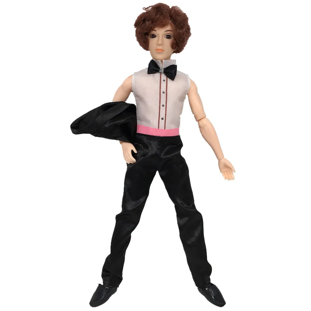 Один шт. Повседневная Одежда для куклы рубашка мальчика костюм штаны Мужская