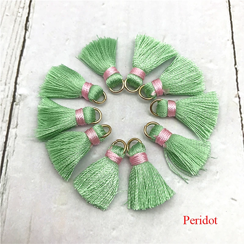 100 шт./упак. 21 цвет фурнитура для кисточек цветок шелковые Подвески