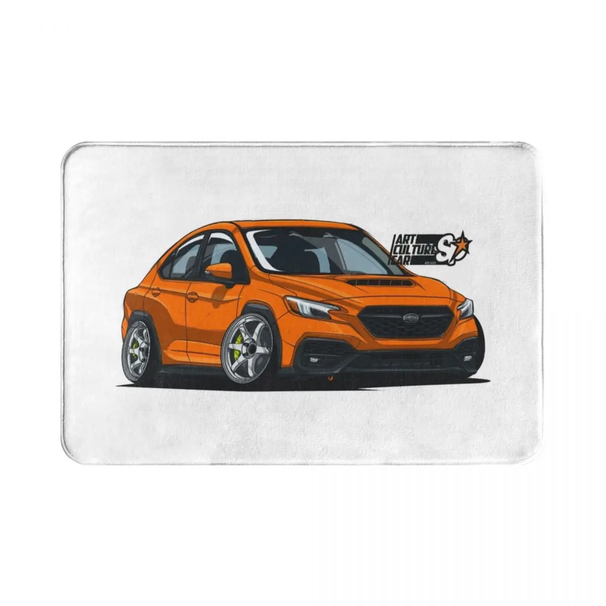

2022 Cartoon WRX Polyester Doormat Rug carpet Mat Footpad Anti-slip Cushion Front Room Corridor Kitchen Bedroom balcony toilet