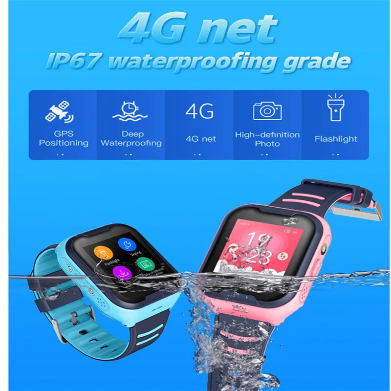 Детские Смарт-часы 4G сеть LBS gps GSM локатор SOS Вызов анти-потеря ребенка Поддержка SIM