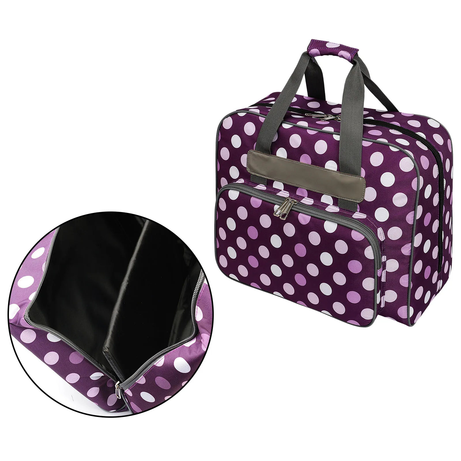 

Foldable Sewing Machine Carry Case Padded Storage Cover Carrying Bag