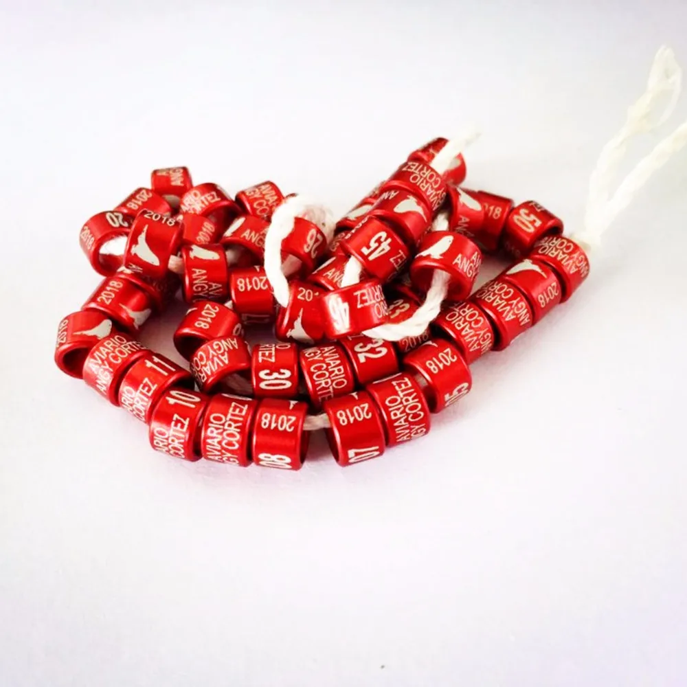 Кольцо для ног птицы серебряное кольцо попугая закрытое голубиных гонок Кольца