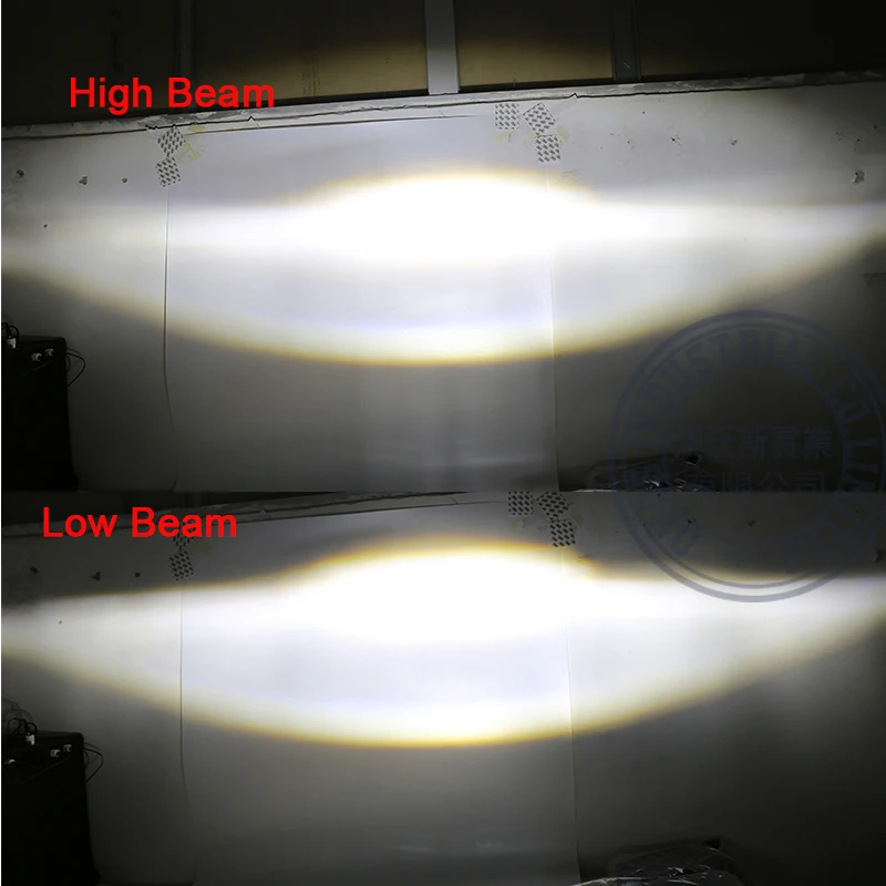 Белый и желтый сигнал поворота 7 дюймов светодиодные фары для джипа Wrangler JK 2007