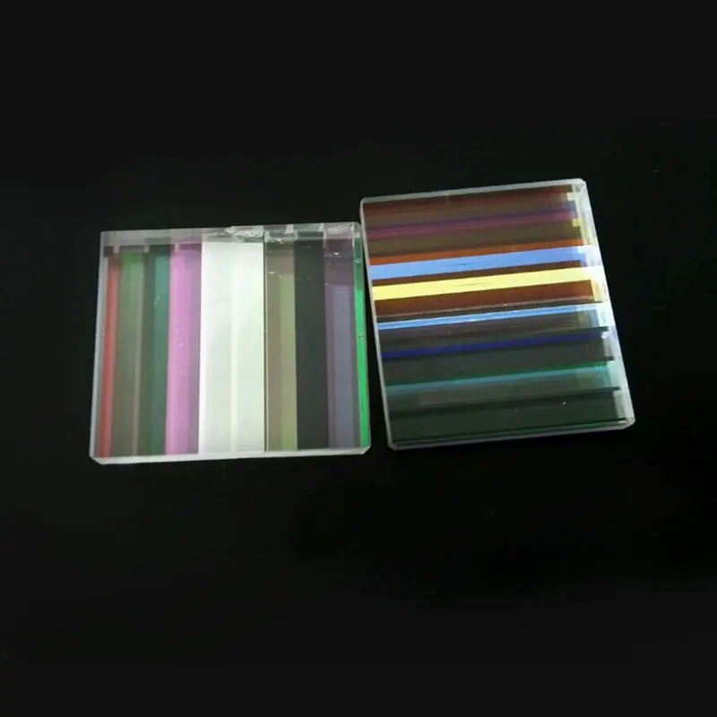 Прямоугольная призма Dichroic Prisma витражное стекло оптический эксперимент
