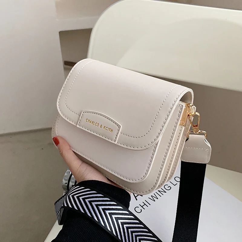 

Contrast Color Crossbody Bag For Women Fashion PU Leather New Summer Female Simple Travel Shoulder Messenger Bags
