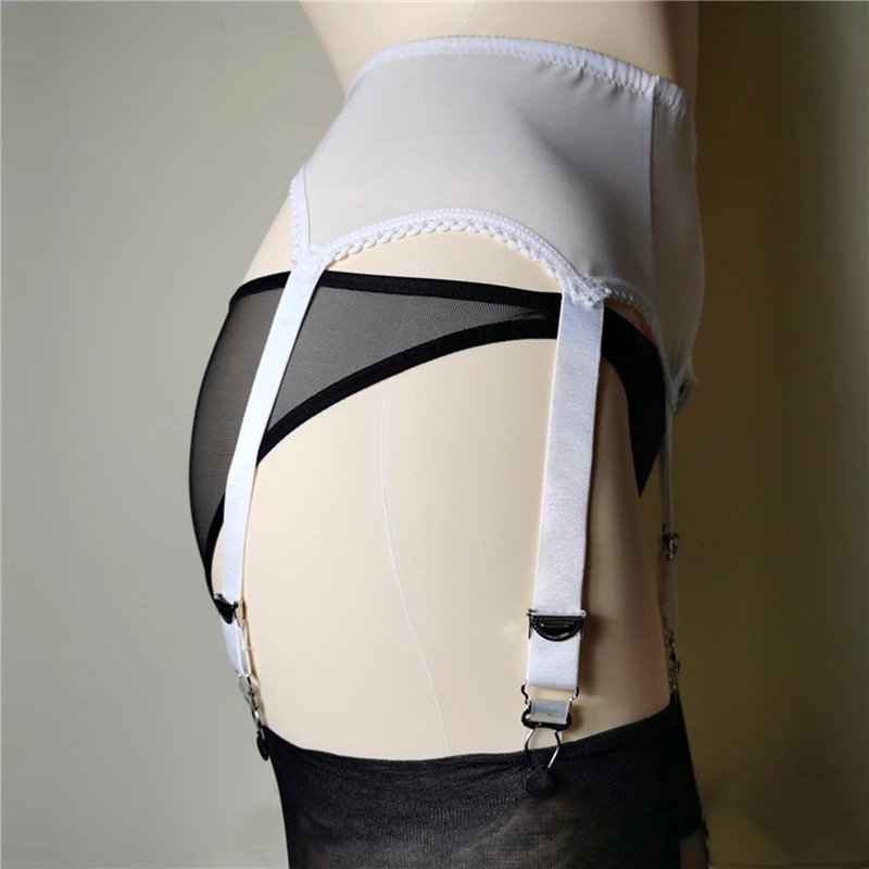

Sexy Garter Belt Women High Waist Mesh Suspender Belt Female Lady Elastic Sexy Lingerie Garters Femme Night Club